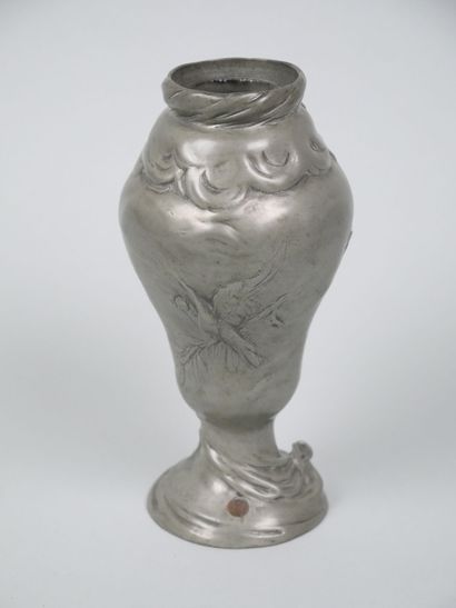 After Édouard LELIEVRE (1856-1945) 
Pewter...