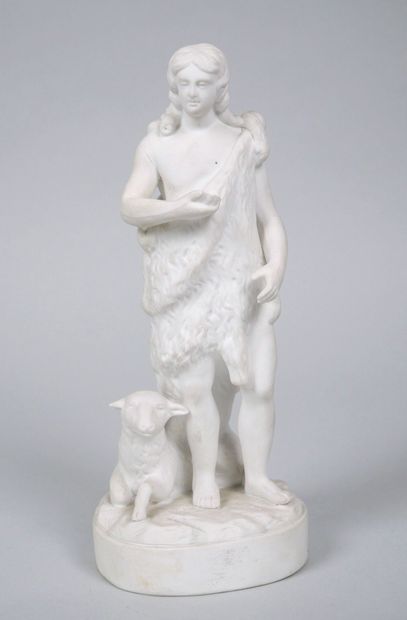 Bisque subject depicting Saint John the Baptist
Dimensions:...