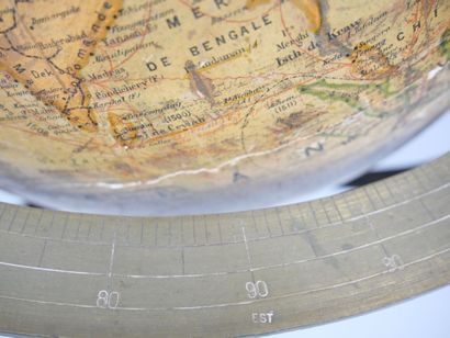 1:40,000,000 terrestrial globe by Joseph...