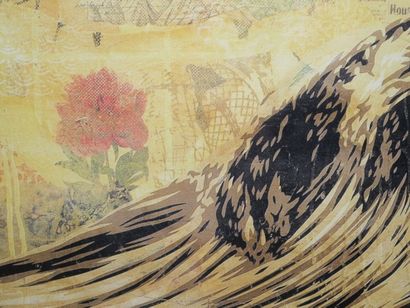 Shepard FAIREY aka OBEY (b. 1970)
Dark Wave
Silkscreen,...