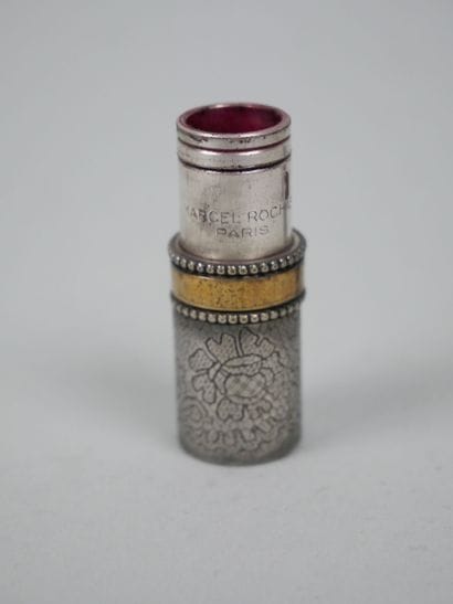 MARCEL ROCHAS
Lipstick case in silver-plated...