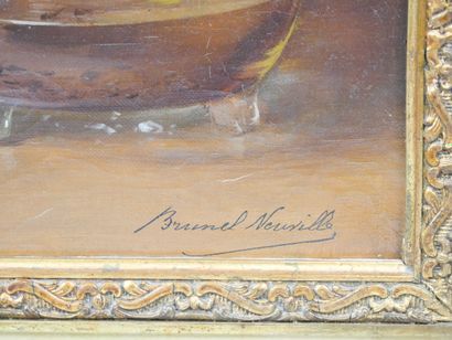 In the style of Alfred Arthur BRUNEL DE NEUVILLE...