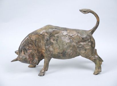 Pierre CHENET (20th century)
Charging Bull
Bronze...