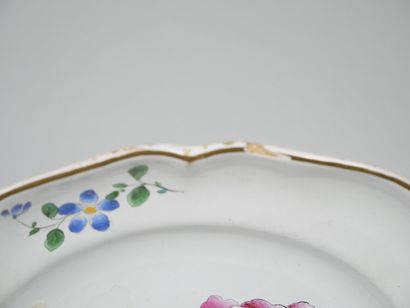 STRASBOURG
Set of five earthenware rimmed...