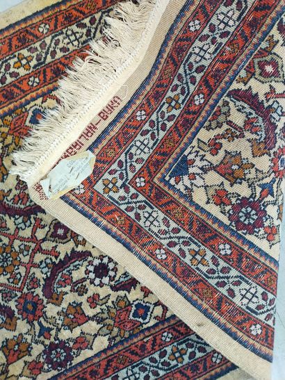 Azerbaidjan carpet (cotton warp and weft,...