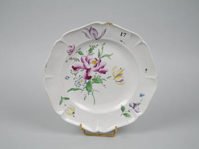 STRASBOURG
Suite of five earthenware rimmed...