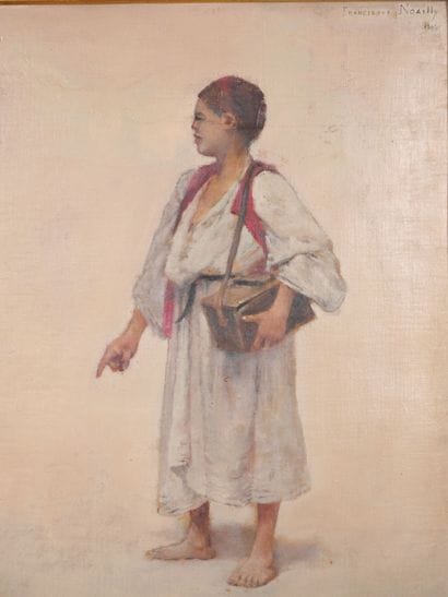 Francisque NOAILLY (1855-1942)
Young girl...