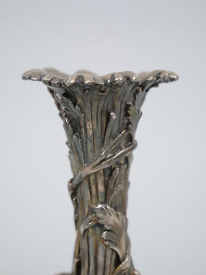 CHRISTOFLE
Pair of silver-plated 