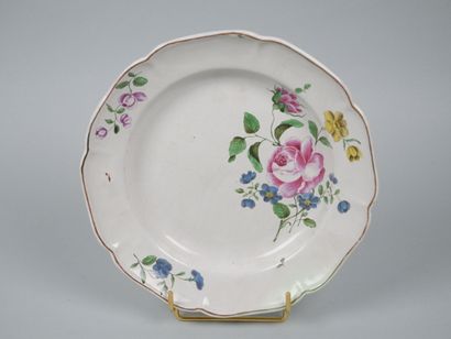 STRASBOURG
Set of five earthenware rimmed...