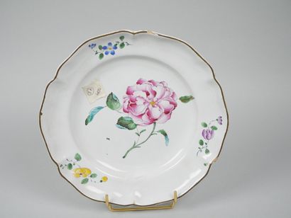 STRASBOURG
Set of five earthenware rimmed...