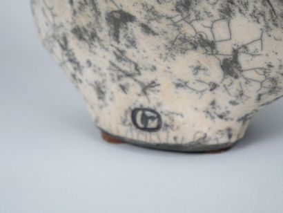 Contemporary school
Free-form enameled raku...