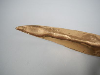 Yves LOHE (Born 1947)
Hand with pen 
Bronze...