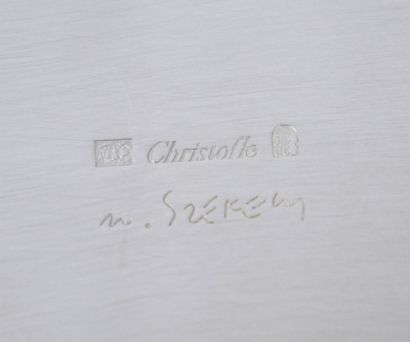 Martin SZÉKELY (b. 1956) for CHRISTOFLE
Pair...