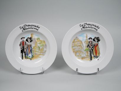 LIMOGES for KANTERBRAU
Suite of 5 porcelain...