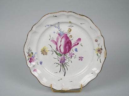 STRASBOURG
Set of five earthenware rimmed...