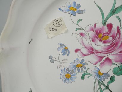 STRASBOURG
Two earthenware pendant plates...