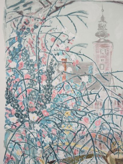 Renée HALPERN (1914-2008) 
Le salon de musique
Lithograph...