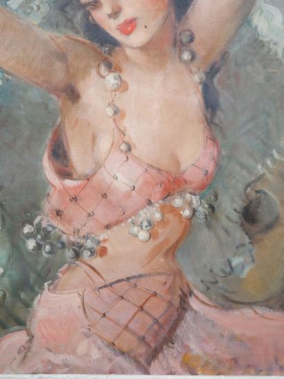 20th century school
Gypsy woman
Oil on canvas...