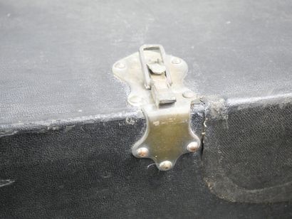 Important car trunk in wood covered with...