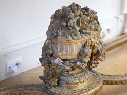 Rectangular console table in finely carved,...
