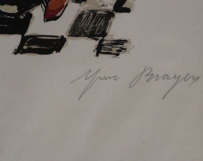 Yves BRAYER (1907-1990)
Couple at the window
Lithograph...