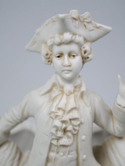 In the 18th century style
Gentleman wearing...