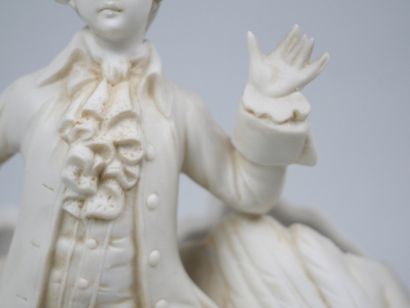 In the 18th century style
Gentleman wearing...