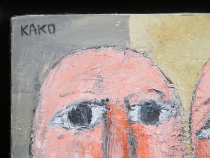 Kako TOPOURIA (born 1960)
Double portrait
Oil...