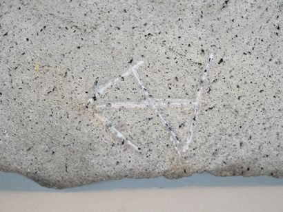 20th century school
Face
Stone subject monogrammed...