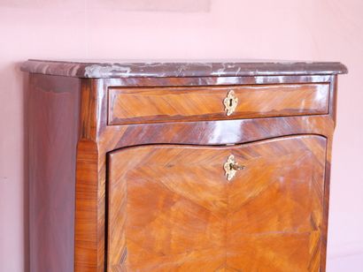 Rosewood veneered desk with butterfly wings,...
