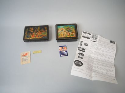 RUSSIA - Palekh school
Reunion of two lacquer...