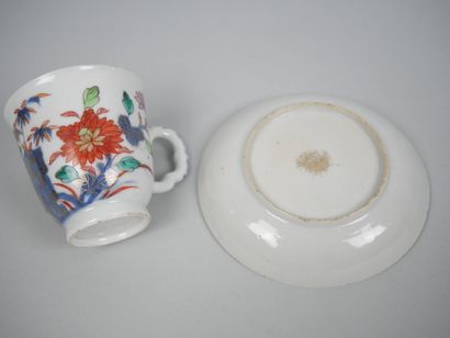 CHINA CANTON
Porcelain cup and saucer with...