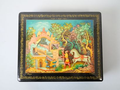 RUSSIA - Palekh school
Reunion of two lacquer...