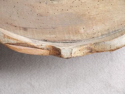 A molded and carved beechwood cabriolet-shaped...
