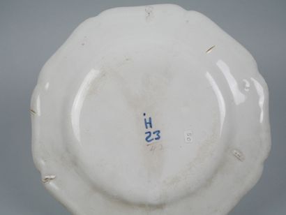 STRASBOURG
Suite of five earthenware rimmed...