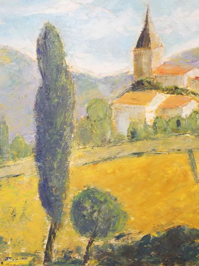 G. YANNIZ (20th century)
Provencal landscape
Oil...