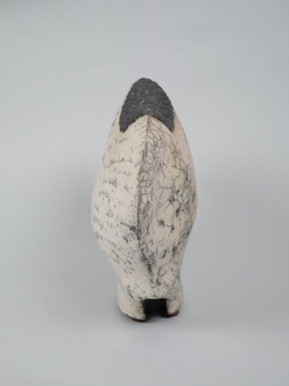 Contemporary school
Free-form enameled raku...