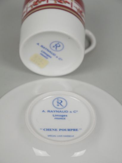 RAYNAUD in LIMOGES
- Porcelain cup and saucer...