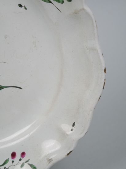 STRASBOURG
Suite of five earthenware rimmed...