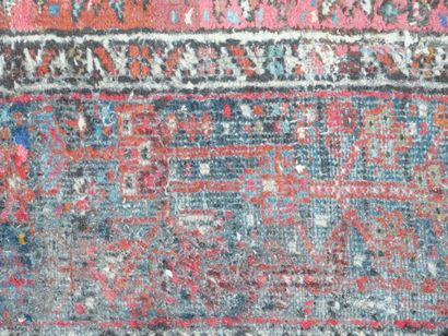 Hamadan rug (cotton warp and weft, wool pile),...
