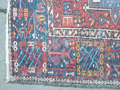 Hamadan rug (cotton warp and weft, wool pile),...