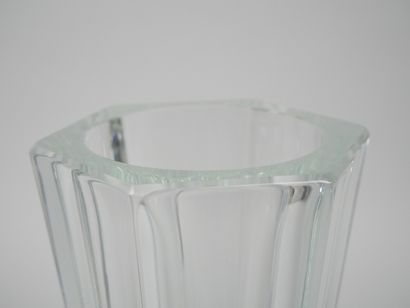 SEVRES
Hexagonal cut crystal vase
Mark under...
