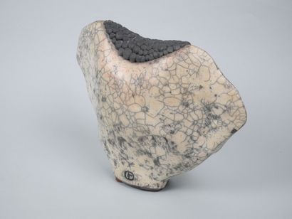 Contemporary school
Free-form enameled raku...