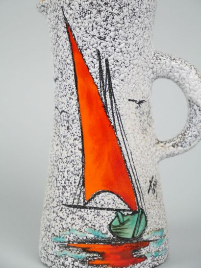 TESS in Valauris
Enameled earthenware pitcher...