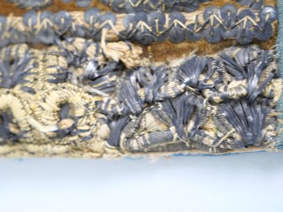 Small embroidered velvet breastplate with...