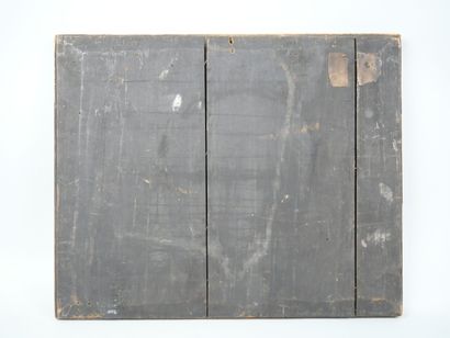 Sheet metal bas-relief depicting the Abduction...