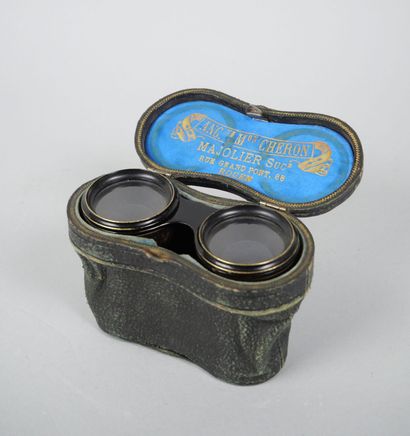 MAJOLIER in Rouen
Pair of leather-trimmed...