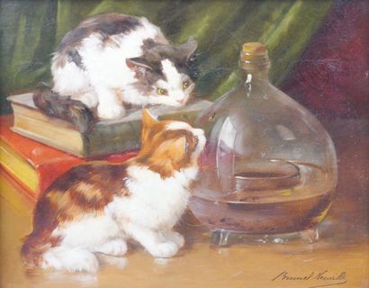 In the style of Alfred Arthur BRUNEL DE NEUVILLE...