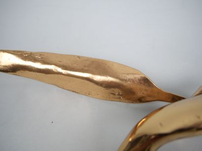 Yves LOHE (Born 1947)
Hand with pen 
Bronze...