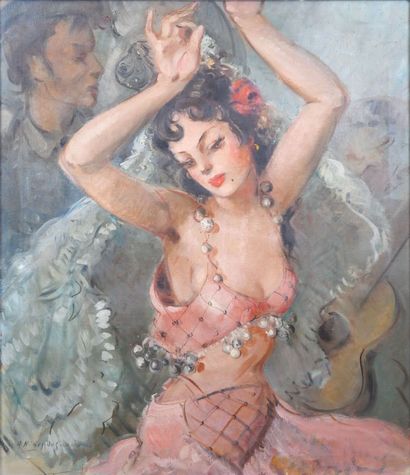 20th century school
Gypsy woman
Oil on canvas...